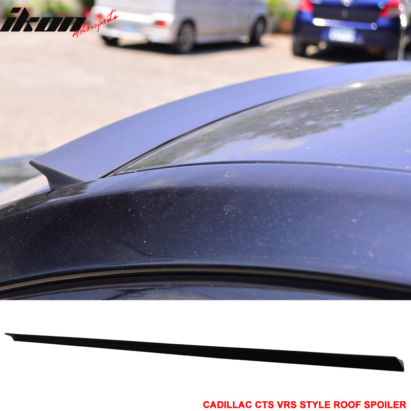 2003-2007 Cadillac CTS 4Dr VRS Style Unpainted Black Roof Spoiler PUF