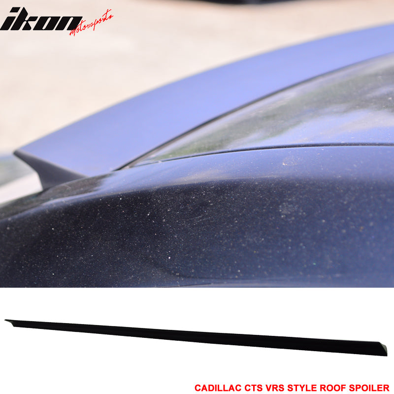 2011-2014 Cadillac CTS 2Dr VRS Style Unpainted Black Roof Spoiler PUF