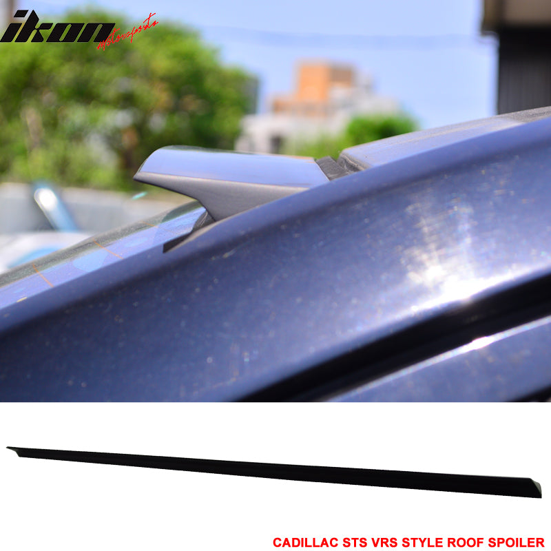 2005-2010 Cadillac STS 4Dr VRS Style Unpainted Black Roof Spoiler PUF