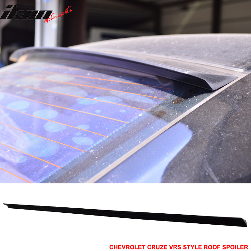 2016-2017 Chevrolet Cruze 4Dr VRS Style Unpainted Roof Spoiler PUF