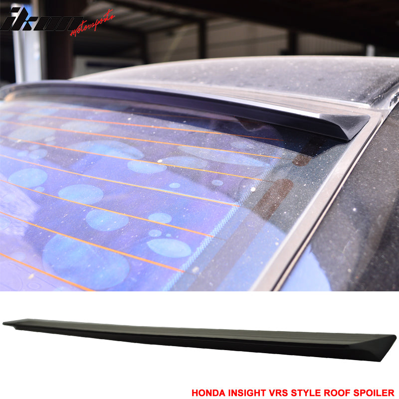 2010-2014 Honda Insight 4Dr VRS Style Unpainted Black Roof Spoiler PUF