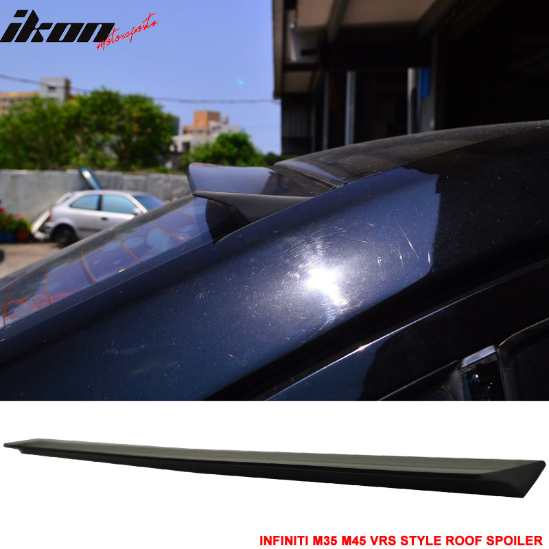 2003-2004 Infiniti M35 M45 2nd VRS Style Unpainted Roof Spoiler PUF