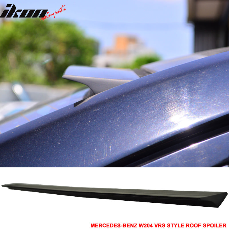 2008-2014 Benz W204 C-Class 4Dr VRS Style Unpainted Roof Spoiler PUF
