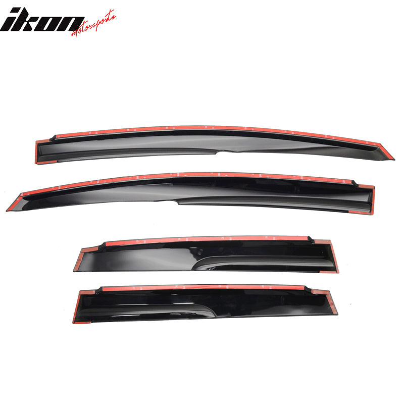 Fits 09-13 Honda Fit 2nd Gen Mugen Style JDM Smoke Window Visor