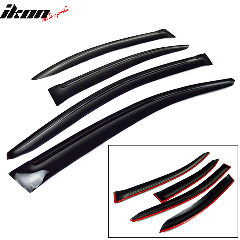 Compatible With 2012-2015 Honda Civic 9th Gen Smoke Window ABS Rain