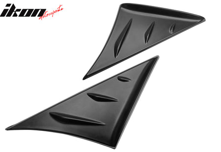 Fits 19-24 Toyota GR Supra J29 5th Coupe Matte Black Side Window Louvers Cover