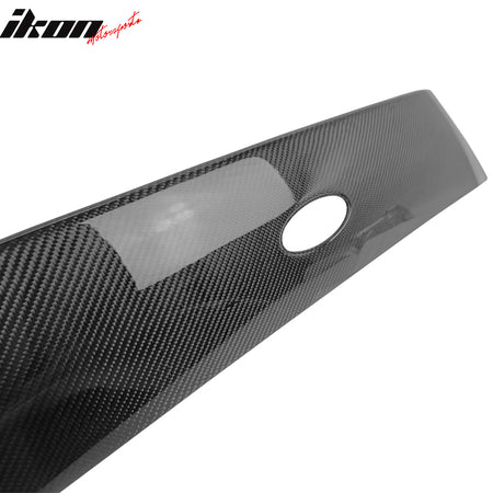 Fits 18-20 Ford Focus Hatchback Carbon Fiber CF Front Upper Grille Molding Trim