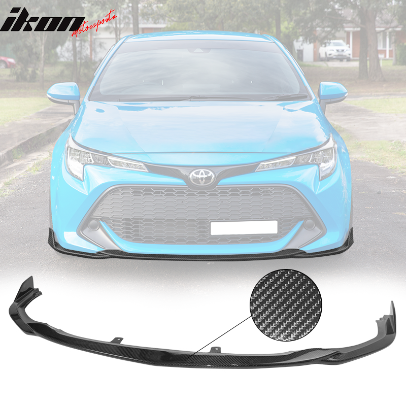 Fits 19-22 Toyota Corolla E210 Hatchback 5Dr Carbon Front Lip