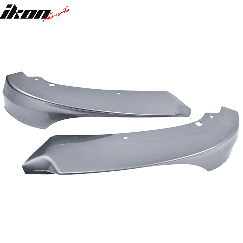 For 09-12 BMW E90 3-Series OE Style Front Bumper Lip Splitters Painted #A52 Gray