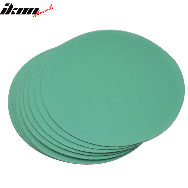 10PCS Disc 240 Grit 5 PSA Green Auto Sanding Paper Sheets Sand Velcro