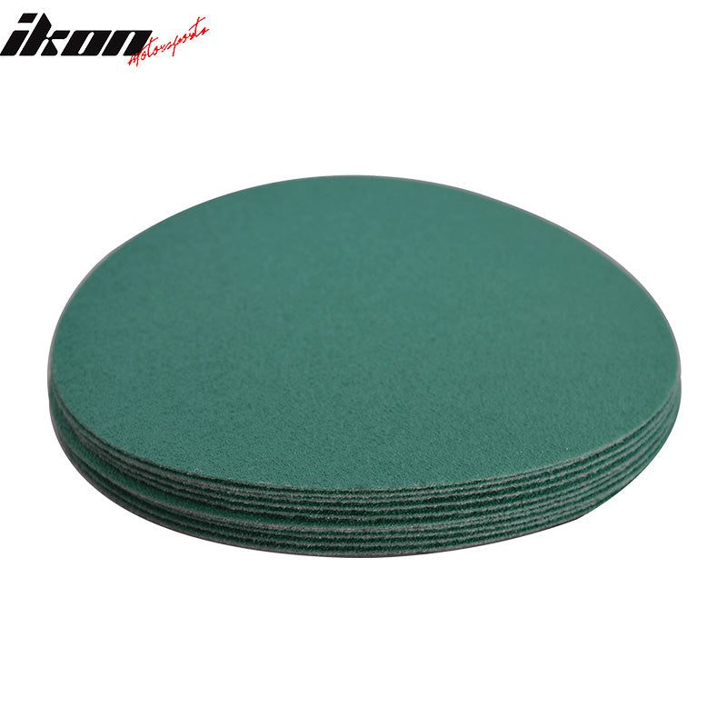 10PC Wet Dry 5in No Hole Sand Paper Disc 100 Grit Repair Sandpaper