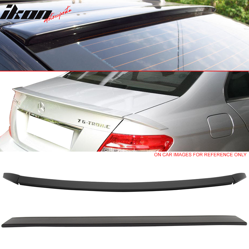 Fits 08-14 Benz W204 B TypeTrunk Spoiler & OE Roof Wing UnABS