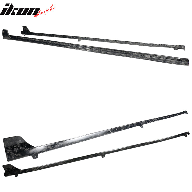 Right Side Door Rocker Panel Cover Molding For 2017-2022 Tesla Model 3 - Black