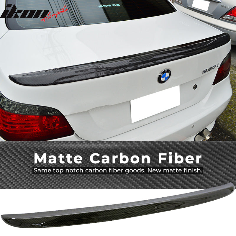 2004-2010 BMW 5 Series E60 Sedan M5 Style Carbon Fiber Trunk Spoiler