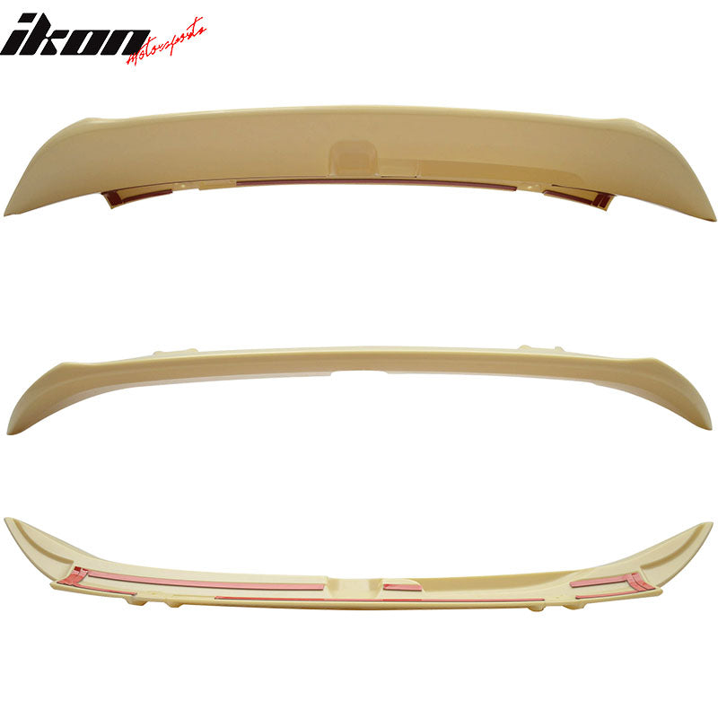 Trunk Spoiler Compatible With 2009-2013 Honda US Model, Factory Style Unpainted ABS Added On Lip Wing by IKON MOTORSPORTS, 2009 2010 2011 2012 2013