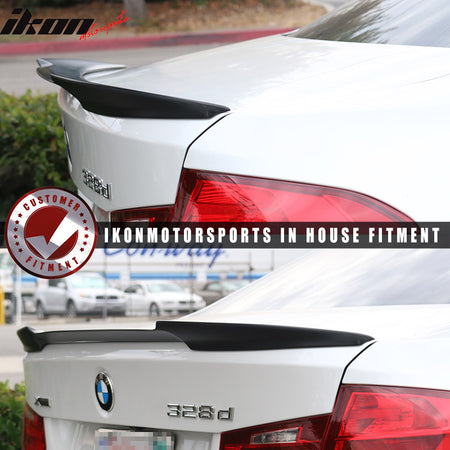 Unpainted 12-18 BMW 3 Series F80 M3 F30 4Dr V Style Trunk Spoiler - ABS