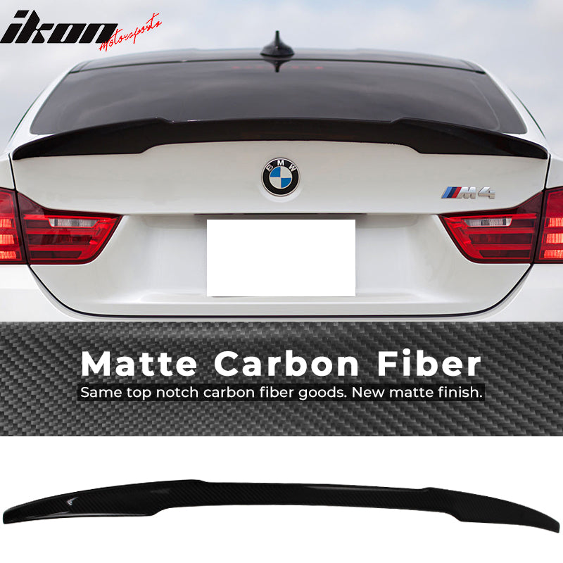 2014-2020 BMW 4-Series F32 Coupe M4 Style Carbon Fiber Trunk Spoiler