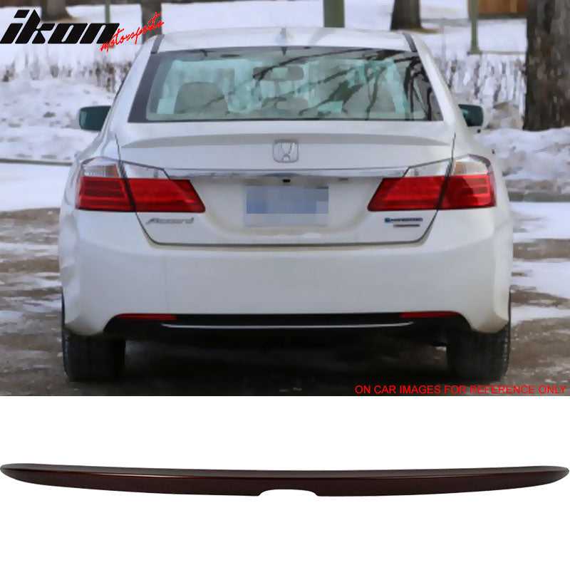 2013-2017 Honda Accord OEM Style #R548P Red Rear Trunk Spoiler ABS