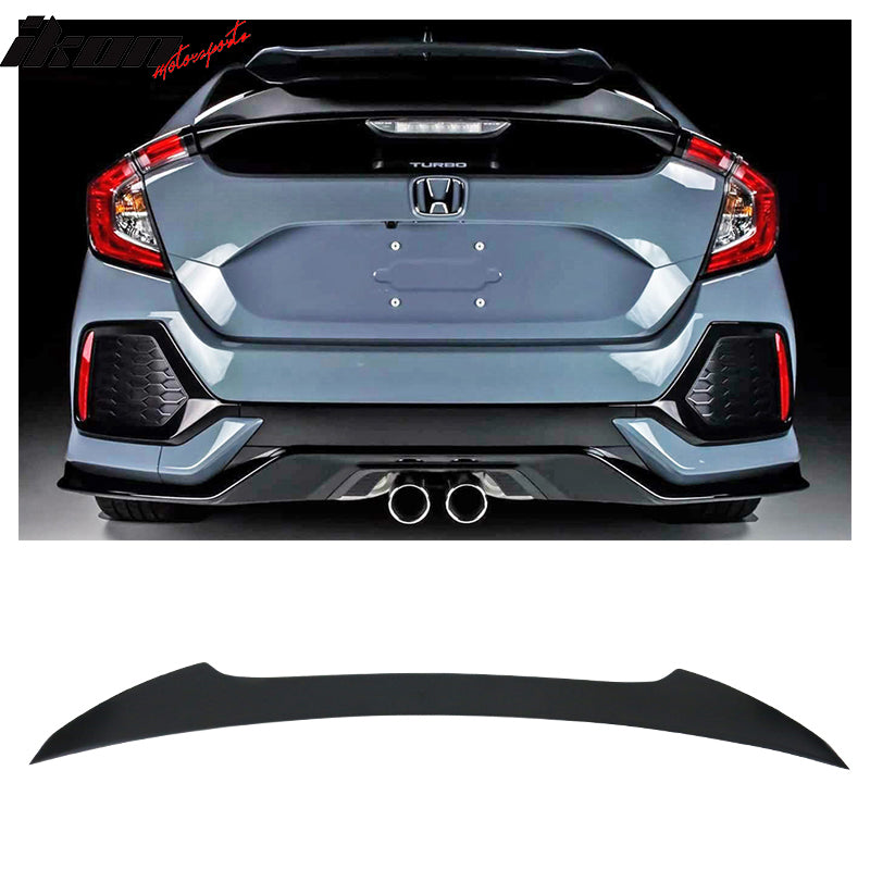 2017-2021 Honda Civic 5Dr Hatchback V Style Trunk Spoiler ABS