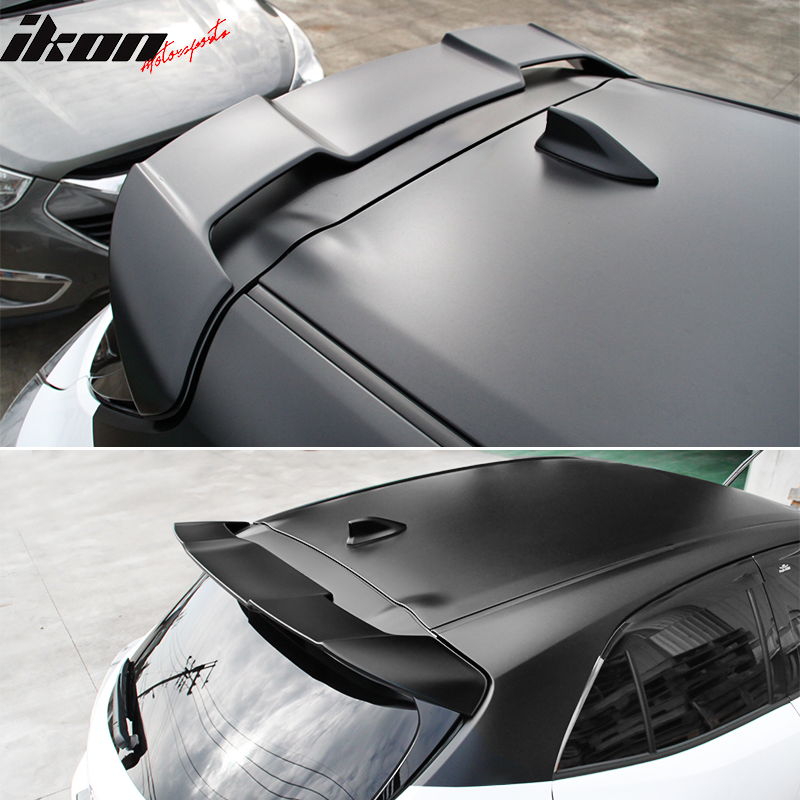Fits 19-24 Toyota Corolla 5Dr Hatchback OE Style Rear Roof Spoiler Unpainted ABS