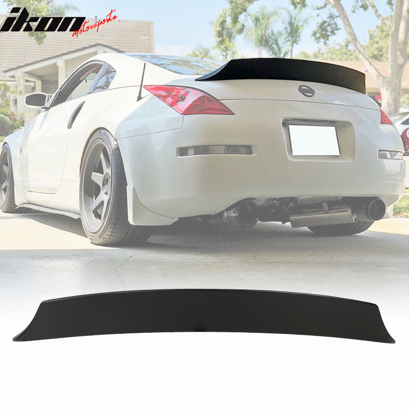 2003-2009 Nissan 350Z Z33 V Style Rear Trunk Spoiler Wing Tail Lip ABS