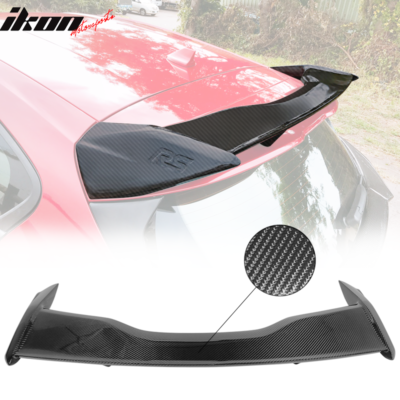 2018-2020 Ford Focus Hatchback RS Trunk Spoiler Wing Carbon Fiber