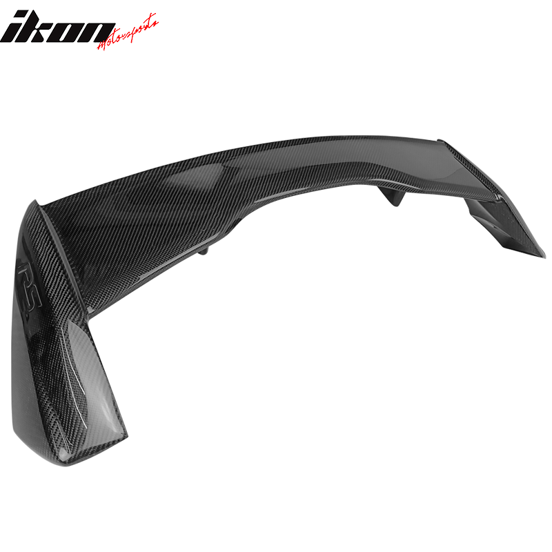 Fits 18-20 Ford Focus Hatchback RS Style Rear Trunk Spoiler Wing Carbon Fiber