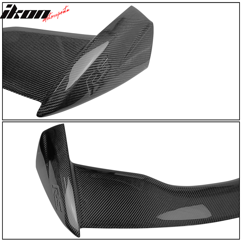 Fits 18-20 Ford Focus Hatchback RS Style Rear Trunk Spoiler Wing Carbon Fiber