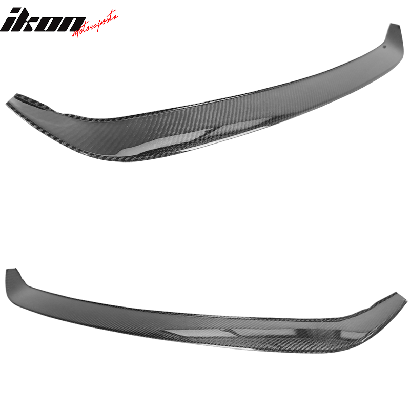 Fits 18-20 Ford Focus Hatchback V Style Rear Bumper Guard Protector Carbon Fiber