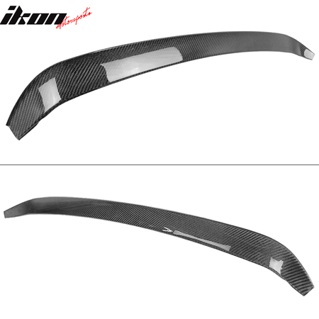 Fits 18-20 Ford Focus Hatchback V Style Rear Bumper Guard Protector Carbon Fiber