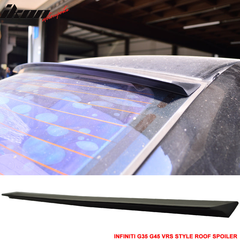 2003-2007 Infiniti G35 G45 2Dr V35 VRS Unpainted Roof Spoiler PUF