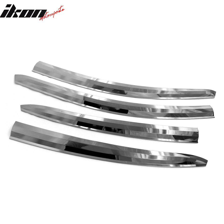 2011-2017 Hyundai Accent Window Visor Chrome ABS Sun Rain Guard 4PCS