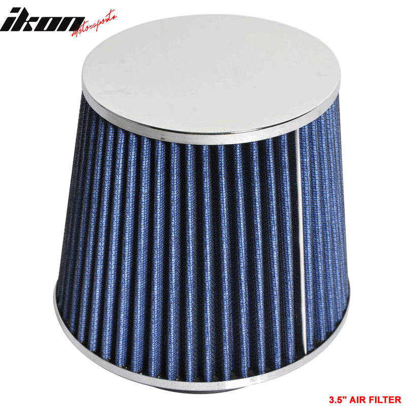 Fits 3.5 Inch Race Performance Cold Air Intake Cone Filter Blue 92-11 GS300 350