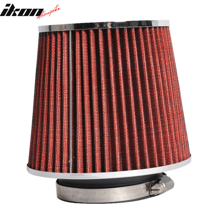 Fits 3.5in Race Cold Airintake Cone Filter Red 88-01integra