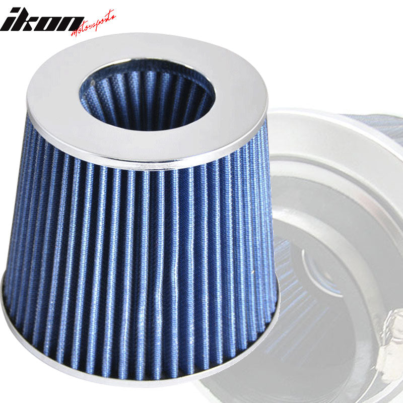 Universal Fit 3.5 Inch Race Performance Cold Air Intake Filter Blue