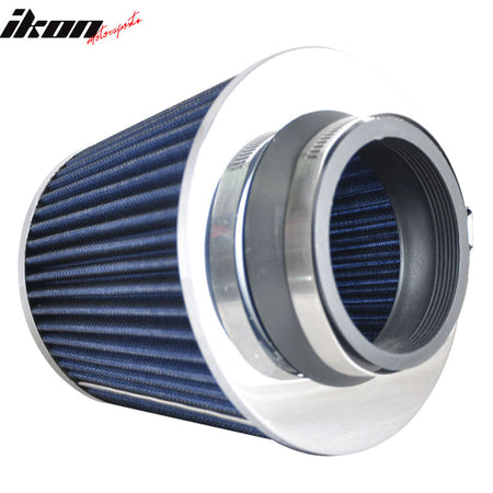 Compatible With 3 Inch Race Air Intake Filter Blue Color 1988-2012 Civic