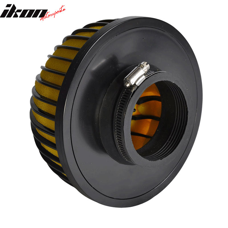 Clearance Sale Fit For Most Cars Yellow Cold Air Filter Intake W Black Trim