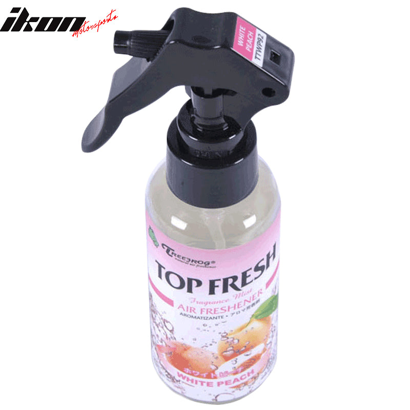 Tree Frog Natural Air Freshener White Peach Fragrance Mist Spray Car Auto Home