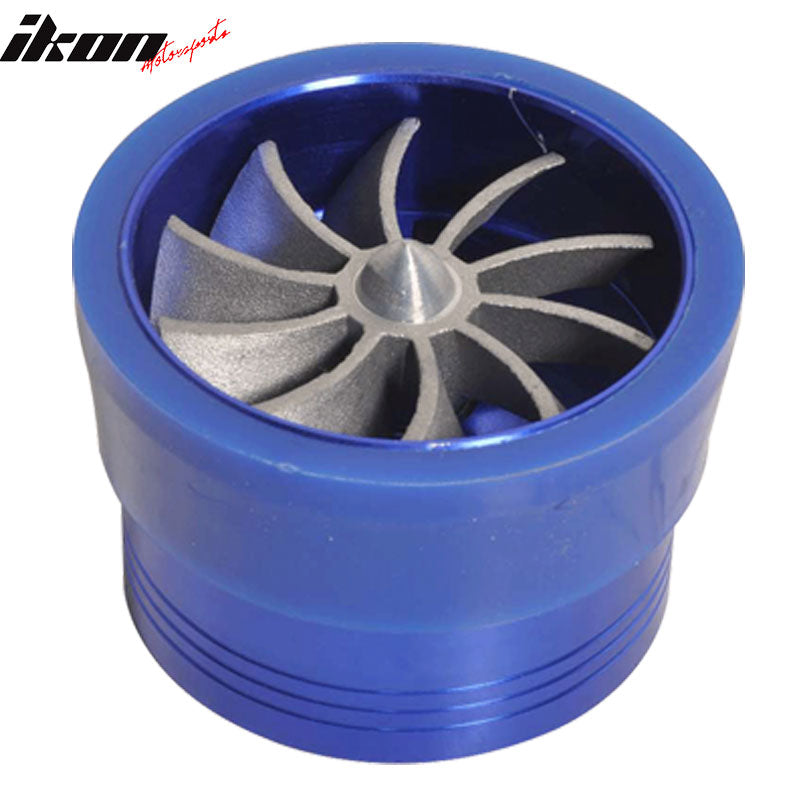 Air Intake Fan Compatible With Acura Integra TSX, Blue Intake Turbo Gas Saver Fan by IKON MOTORSPORTS