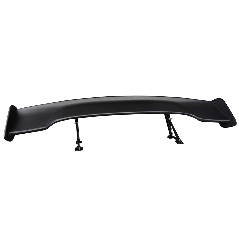 Benz 57 Inch GT Type Adjustable Unpainted Black Trunk Spoiler ABS