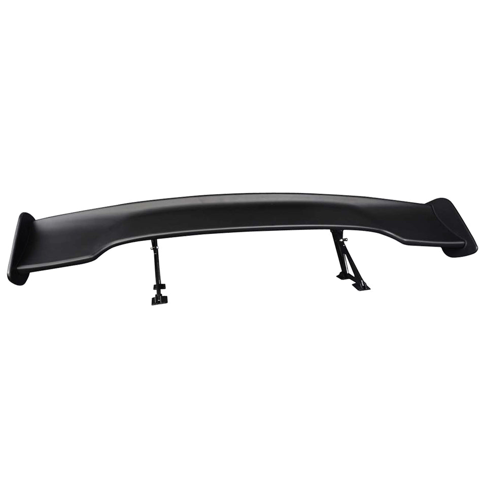 Universal 57 Inches JDM GT Type Black Adjustable Trunk Spoiler ABS
