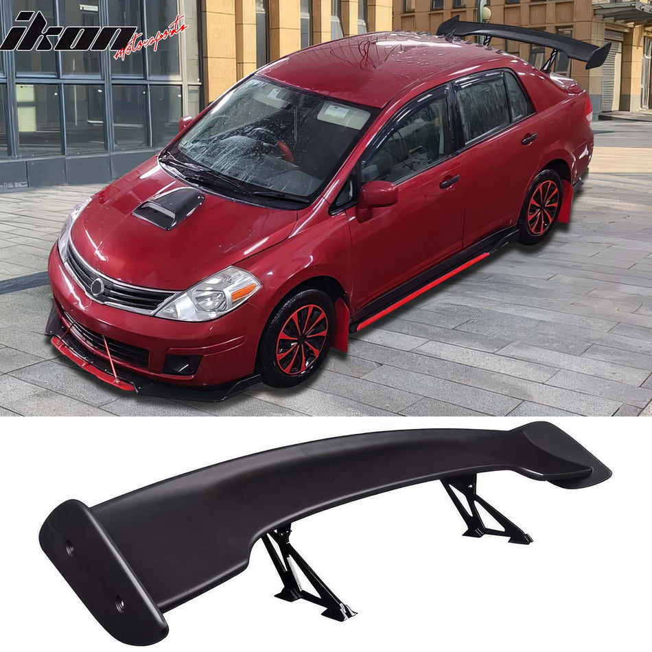 Dodge 57" Unpainted GT Style Adjustable Rear Trunk Spoiler Wing ABS