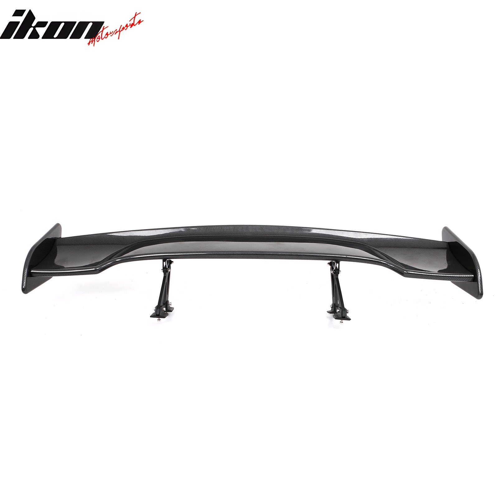 Universal Fit 57In JDM GT Style Rear Trunk Spoiler Wing Carbon Fiber Print ABS