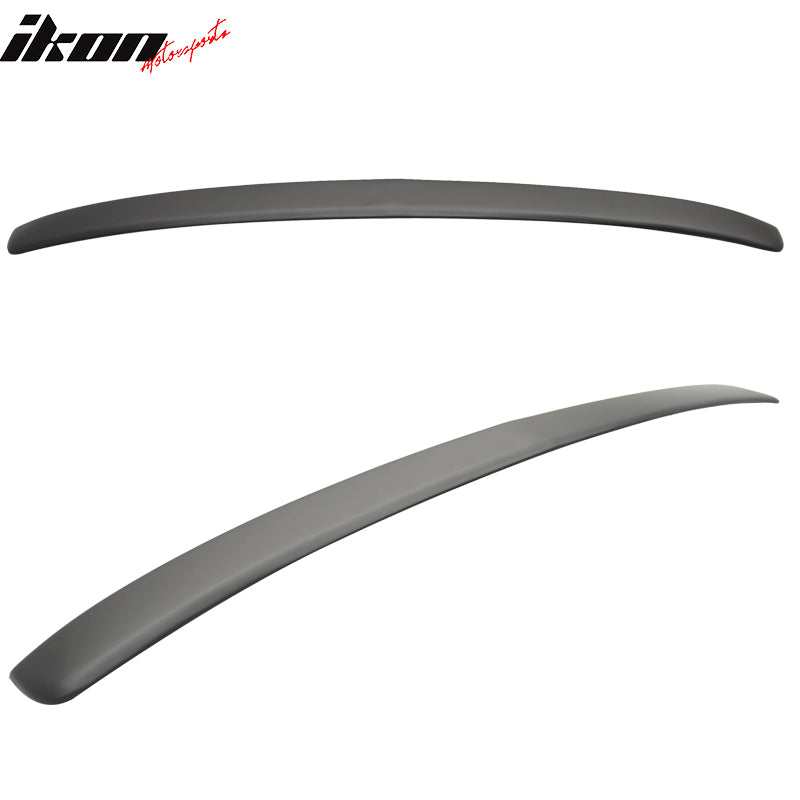 Roof Spoiler Compatible With 2008-2010 Audi A4 S4, RG Style PU Unpainted Rear Wind Spoiler Wing By IKON MOTORSPORTS, 2009