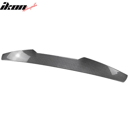 Fits 17-26 Alfa Romeo Giulia V Style Rear Roof Spoiler Carbon Fiber Print ABS
