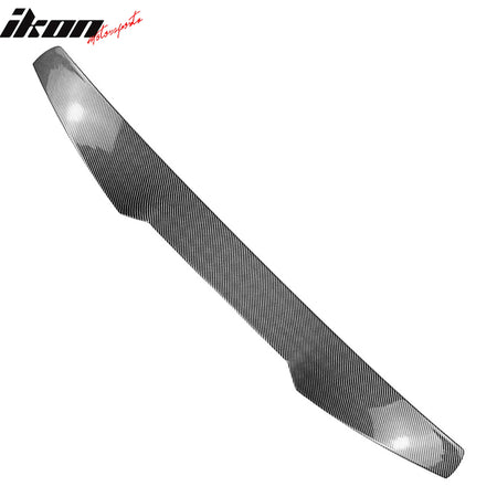 Fits 17-26 Alfa Romeo Giulia V Style Rear Roof Spoiler Carbon Fiber Print ABS