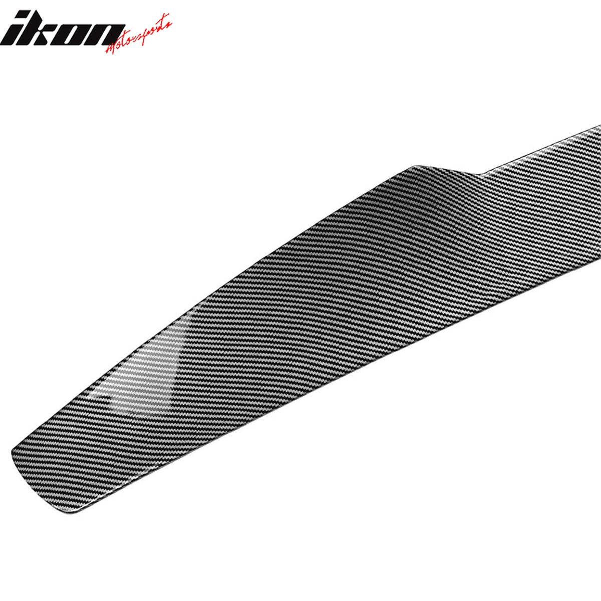 Fits 17-26 Alfa Romeo Giulia V Style Rear Roof Spoiler Carbon Fiber Print ABS