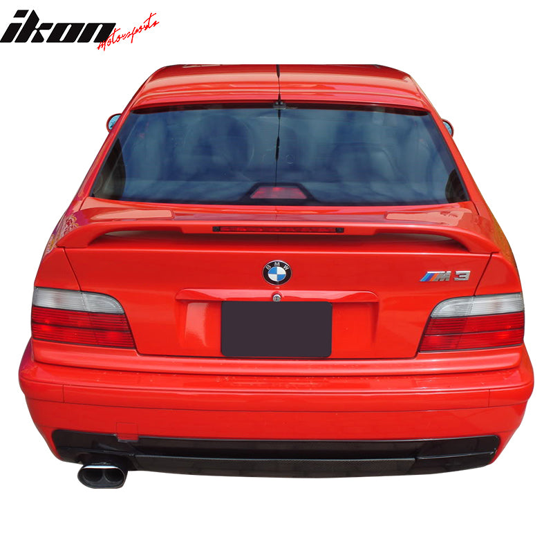 Compatible With 1992-1998 E36 2Dr AC Roof Spoiler Painted Titanium