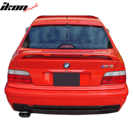 Compatible With 1992-1998 E36 2Dr AC Roof Spoiler Painted Titanium