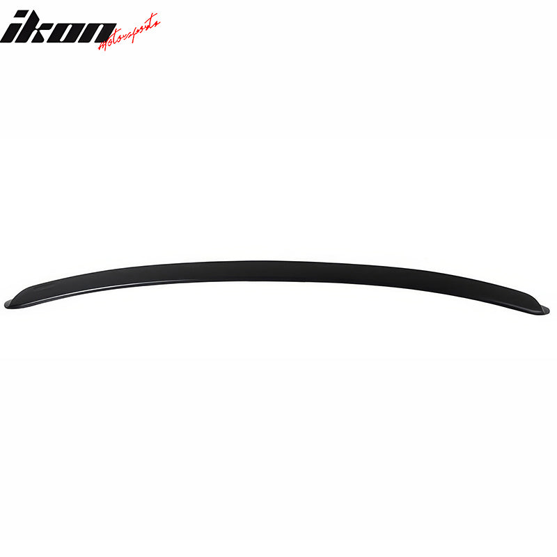 IKON MOTORSPORTS, Rear Window Roof Spoiler Compatible with 1999-2005 BMW E46 3-Sereis Sedan 4Dr, AC Style ABS Top Roofline Windshield Visor Spoiler Wing